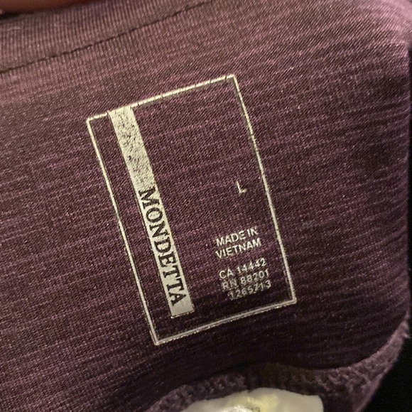 Mondetta Purple Leggings Large L EUC - Picture 5 of 8